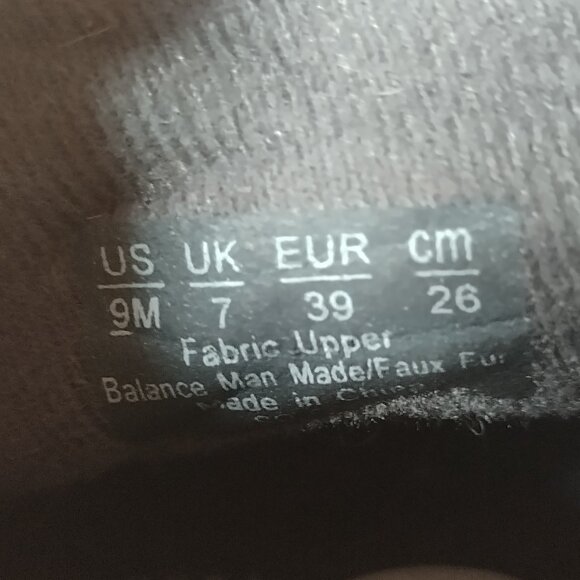 Dr. Scholl's So Cozy Gray Ankle Flannel & Faux Fur Waterproof Boots Women US 9M - Picture 16 of 16